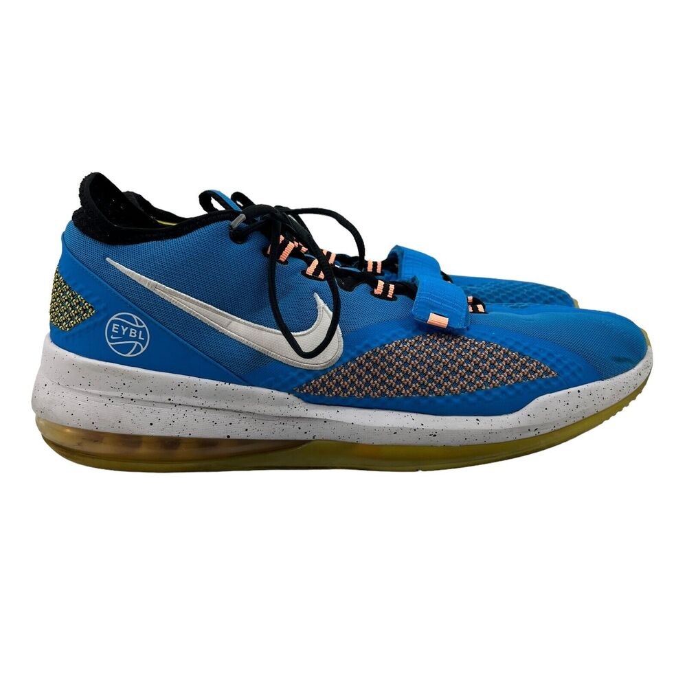 Nike Mens 18 Basketball Shoe Air Force Max Low EYBL Hook & Loop Strap BV0651-400